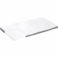 Alvi ® Colchón Para Cuna De Viaje Enrollado Blanco 60 X 120 Cm