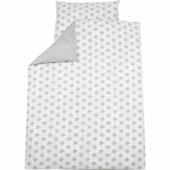 Alvi Ropa De Cama 100 X 135 Cm, Estrellas Plateadas