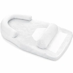 BabyJem Almohada De Reflujo De Bebé Ortopédica Blanca