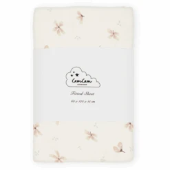 Cam Cam Copenhagen Cam Cam® COPENHAGUE Sábana Ajustable 60 X 120 Cm Viento Flower Crema