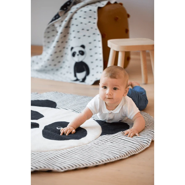 DAVID FUSSENEGGER Manta De Gateo Panda Forrada Blanco Crudo 120 Cm 6 DAVID FUSSENEGGER Manta De Gateo Panda Forrada Blanco Crudo 120 Cm - Imagen 4