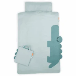 Done By Deer ™ Juego De Cama Junior Sleepy 100 X 140 Cm Croco Blue