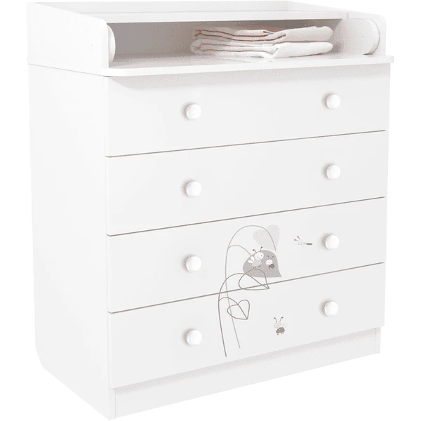 Polini Kids Mueble Cambiador French Amis 1580 Blanco 4 Polini Kids Mueble Cambiador French Amis 1580 Blanco - Imagen 2