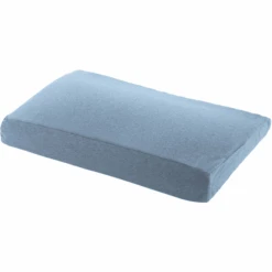 THERALINE Funda Para Almohada Infantil Colección Melange Azul/Gris Bamboo